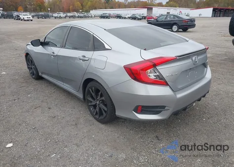 2020 Honda Civic Sport from USA, damaged, VIN 2HGFC2F82LH536508